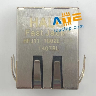 HFJ11-1G02E-L12RL HALO Electronics FastJack Single Port RJ45 Right Angle