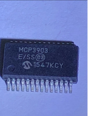 MCP3903 MCP3903-E/SS 6 Channel AFE 24 Bit 28-SSOP ic Data Acquisition - Analog Front End (AFE)