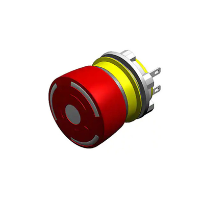 22.30mm IP65 Emergency Stop Switches 22mm 1NC Non Illuminated Circular
