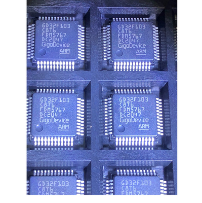QFP GD32F103C8T6 M3 32Bit Microcontroller IC 72MHz 64KB Surface Mount