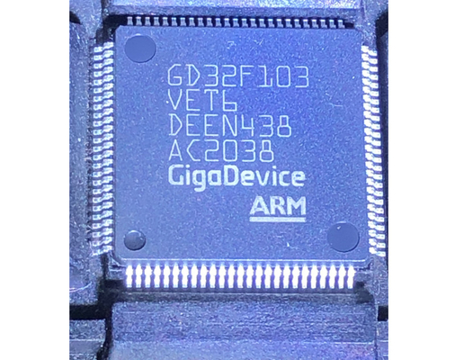 QFP GD32F103C8T6 M3 32Bit Microcontroller IC 72MHz 64KB Surface Mount