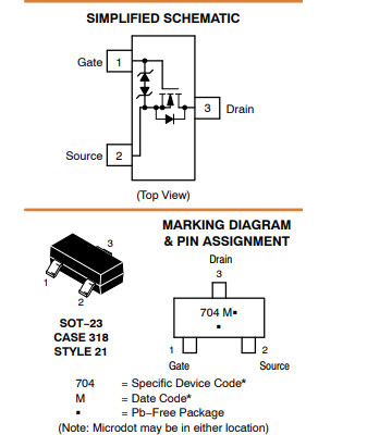2N7002K 2V7002K Diodes Transistors N Channel Signal Mosfet 60V 380mA