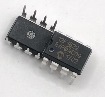 PIC12F1822-I/P PIC12F1822 PIC12F Series IC 3.5 kB Flash 128 B SRAM Through Hole 8-Bit Microcontroller ICs