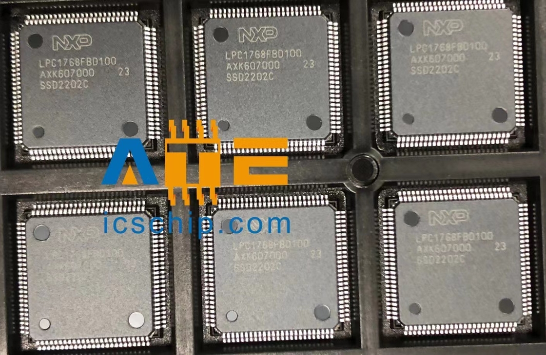 LPC1768FBD100 ARM Cortex®M3 series Microcontroller IC 32Bit 100MHz 512KB FLASH 100LQFP MCU electronic component ic chips
