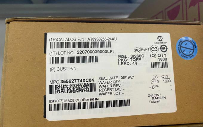 AT89S8253-24AU MCU 8-bit 8051 CISC 12KB Flash 3.3V/5V 44-Pin TQFP